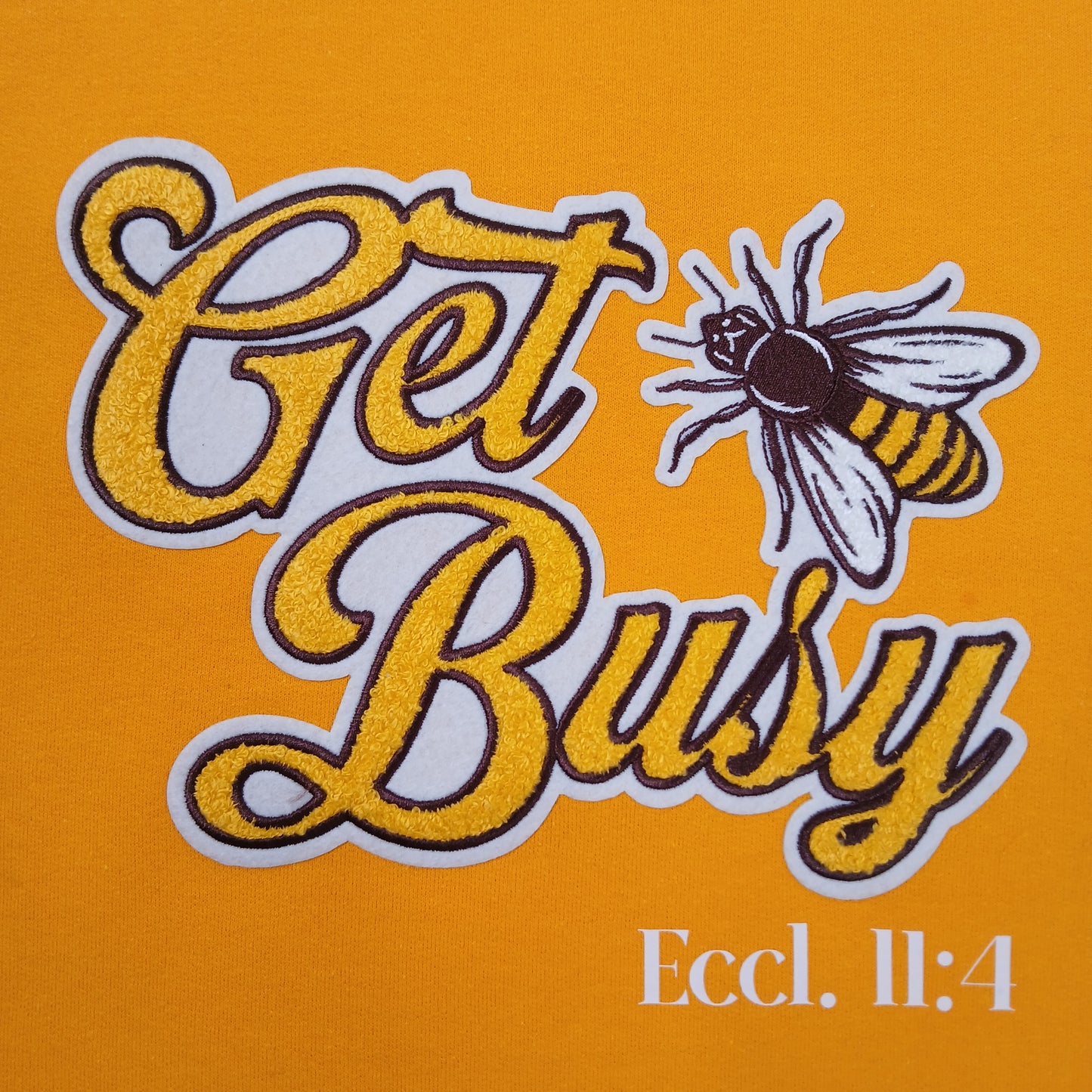 Get Busy- Applique Sweatshirt & Hoodie