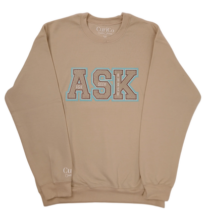 A.S.K.-Applique Sweatshirt