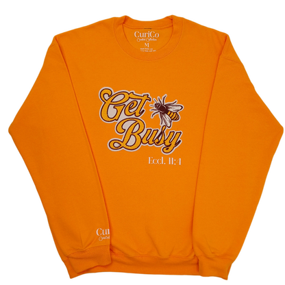 Get Busy- Applique Sweatshirt & Hoodie