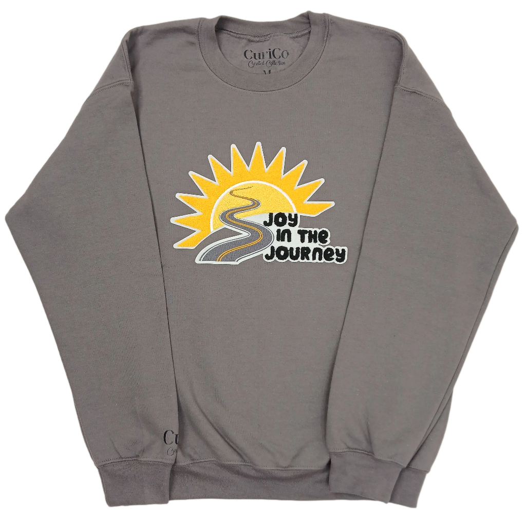 Joy In The Journey- Applique Sweatshirt